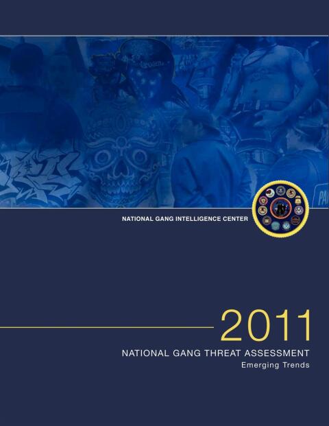 Cover image for book 2011 National Gang Threat Assessment