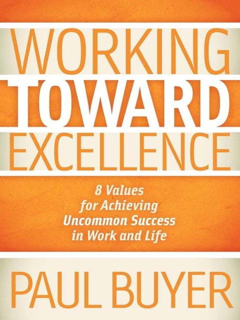 Cover image for book Working Toward Excellence