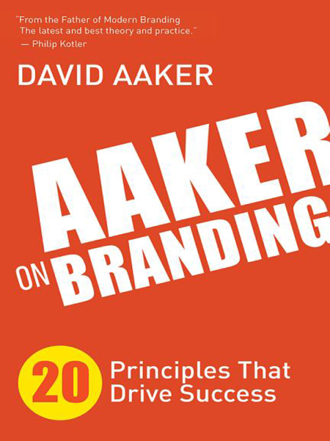 Cover image for book Aaker on Branding