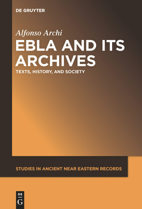 Cover image for book Ebla and Its Archives