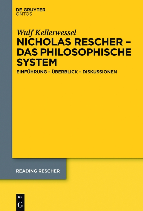 Cover image for book Nicholas Rescher – das philosophische System