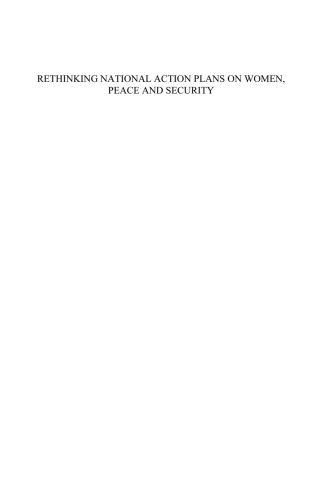 Rethinking National Action Plans on Women, Peace and Security
