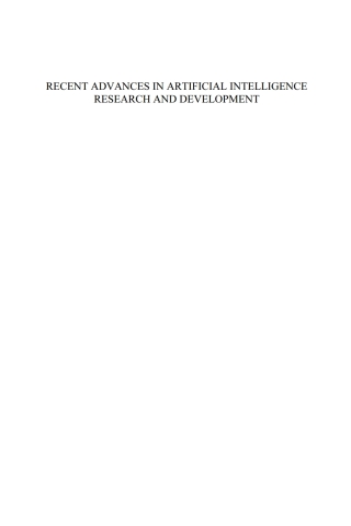 Recent Advances in Artificial Intelligence Research and Development