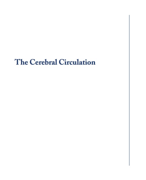 Cover image for book The Cerebral Circulation