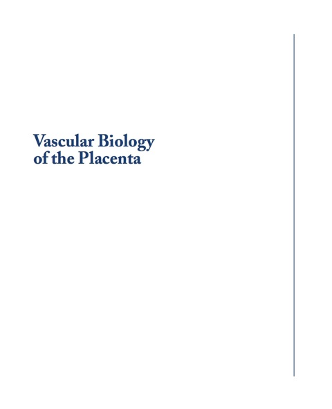 Cover image for book Vascular Biology of the Placenta
