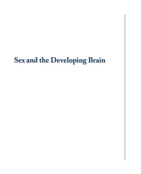 Cover image for book Sex and the Developing Brain