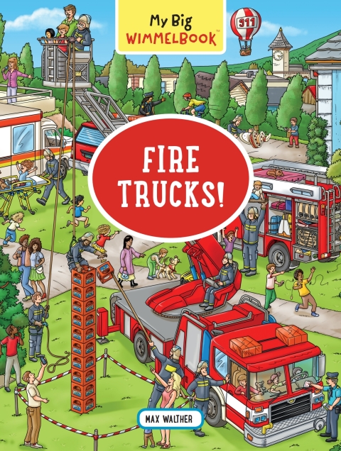 Cover image for book My Big Wimmelbook®—Fire Trucks!