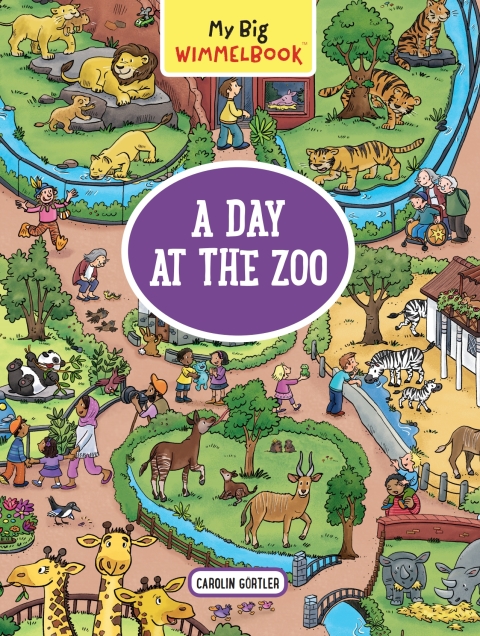 Cover image for book My Big Wimmelbook®—A Day at the Zoo