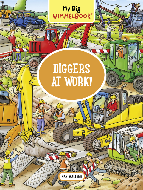 Cover image for book My Big Wimmelbook® - Diggers at Work!: A Look-and-Find Book (Kids Tell the Story) (My Big Wimmelbooks)
