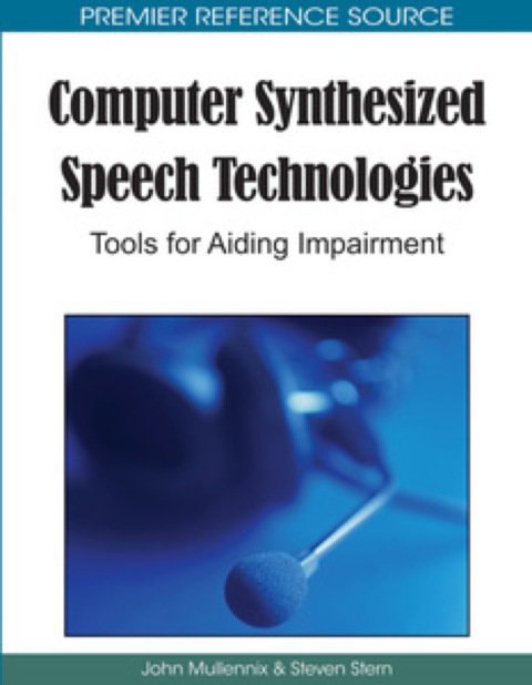 Cover image for book Computer Synthesized Speech Technologies