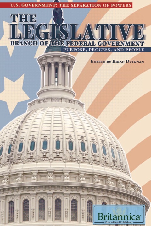 Cover image for book The Legislative Branch of the Federal Government
