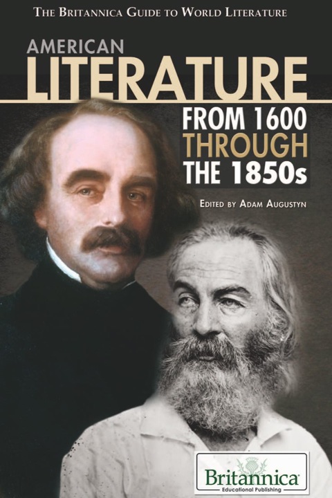 Cover image for book American Literature from 1600 Through the 1850s