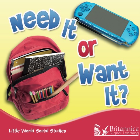 Cover image for book Need It or Want It?
