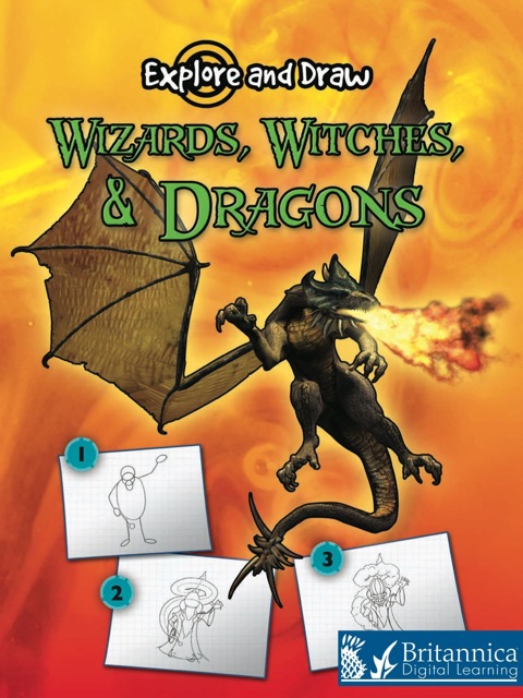 Cover image for book Wizards, Witches, and Dragons