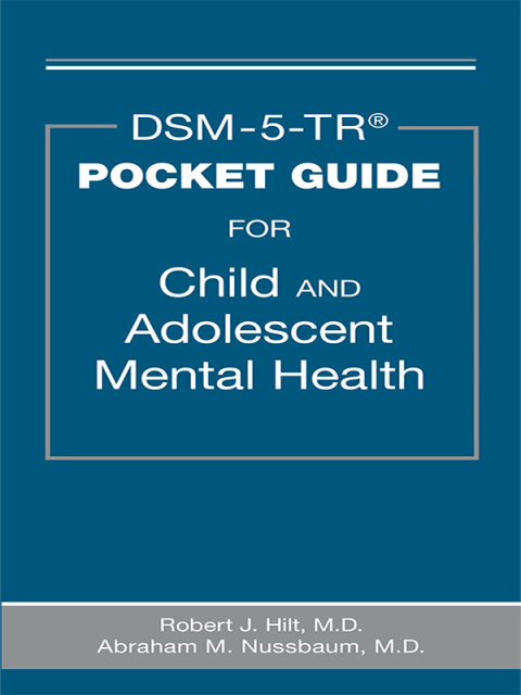 Cover image for book DSM-5-TR® Pocket Guide for Child and Adolescent Mental Health