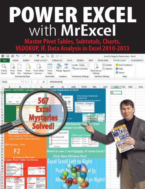 Cover image for book Power Excel with MrExcel