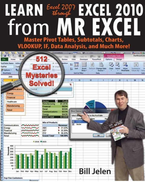 Cover image for book Learn Excel 2007 through Excel 2010 From MrExcel