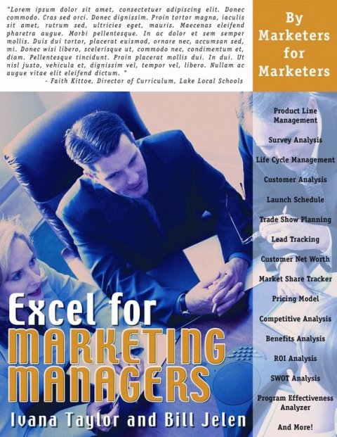 Cover image for book Excel for Marketing Managers