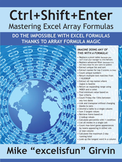 Ctrl Shift Enter Mastering Excel Array Formulas 