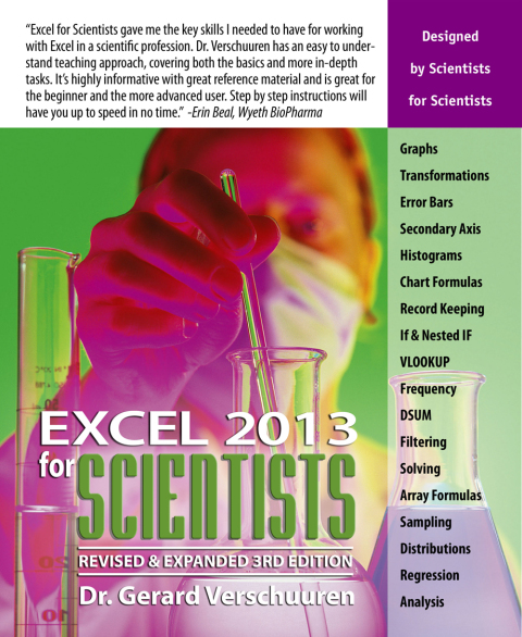 Excel 2013 for Scientists 