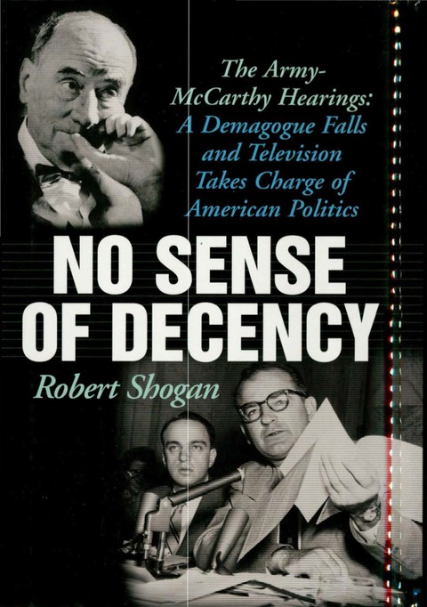 Cover image for book No Sense of Decency
