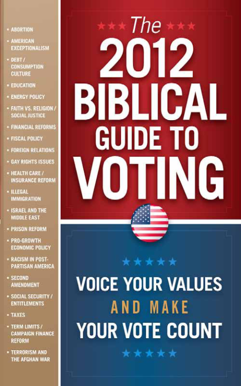 Cover image for book The 2012 Biblical Guide to Voting