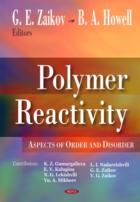Cover image for book Polymer Reactivity: Aspects of Order and Disorder
