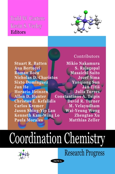 Cover image for book Coordination Chemistry Research Progress