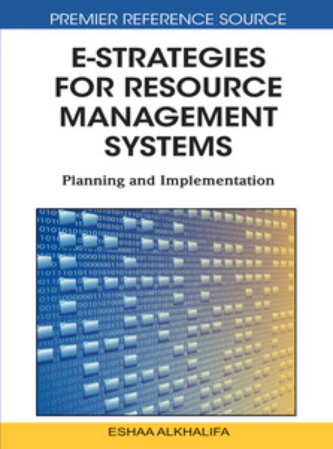 Cover image for book E-Strategies for Resource Management Systems