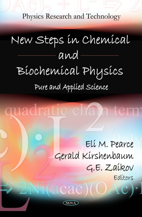 Cover image for book New Steps in Chemical and Biochemical Physics. Pure and Applied Science
