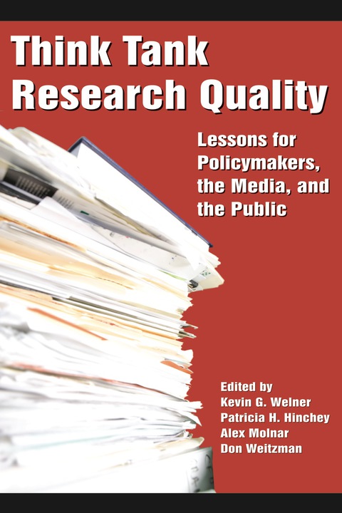 Cover image for book Think Tank Research Quality