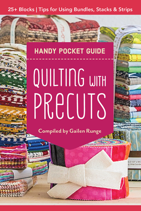 Cover image for book Quilting with Precuts Handy Pocket Guide
