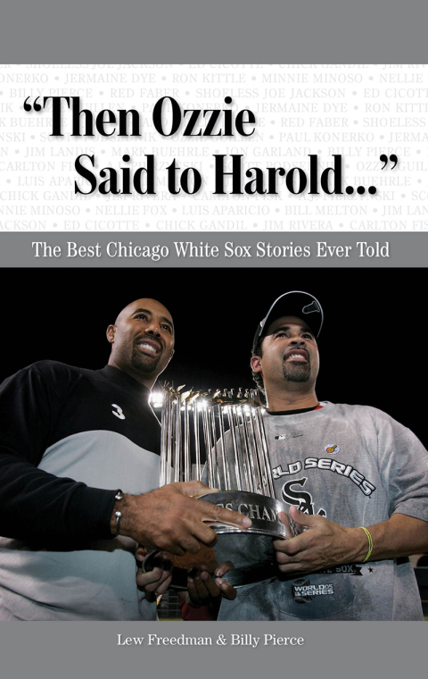 Cover image for book "Then Ozzie Said to Harold. . ."
