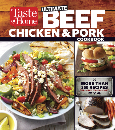 Cover image for book Taste of Home Ultimate Beef, Chicken and Pork Cookbook