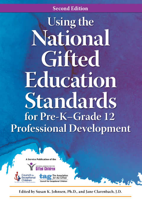 Cover image for book Using the National Gifted Education Standards for Pre-K-Grade 12 Professional Development