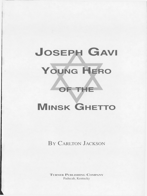 Cover image for book Joseph Gavi