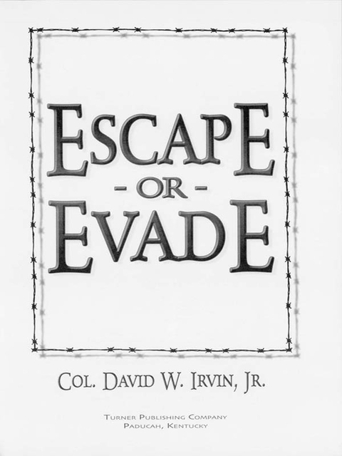 Cover image for book Escape or Evade