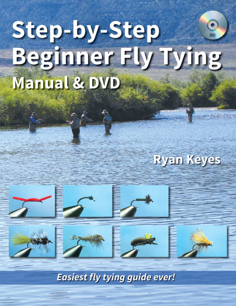 Cover image for book Step-by-Step Beginner Fly Tying Manual & DVD