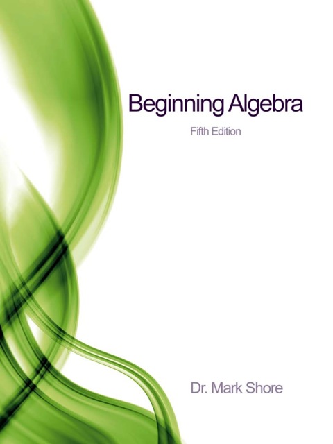 Cover image for book Beginning Algebra