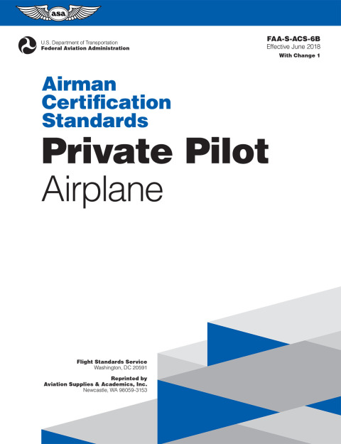 Cover image for book Airman Certification Standards: Private Pilot - Airplane (2023)