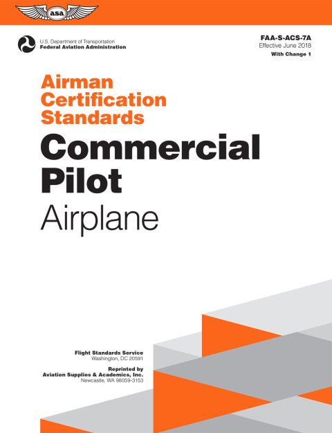 Cover image for book Airman Certification Standards: Commercial Pilot - Airplane (2023)