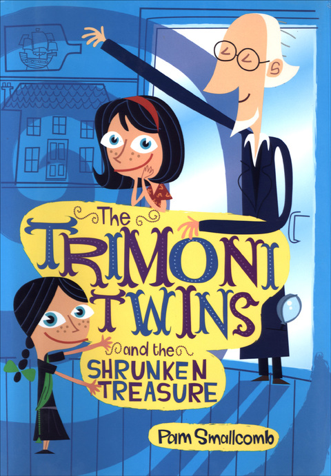 Cover image for book The Trimoni Twins and the Shrunken Treasure