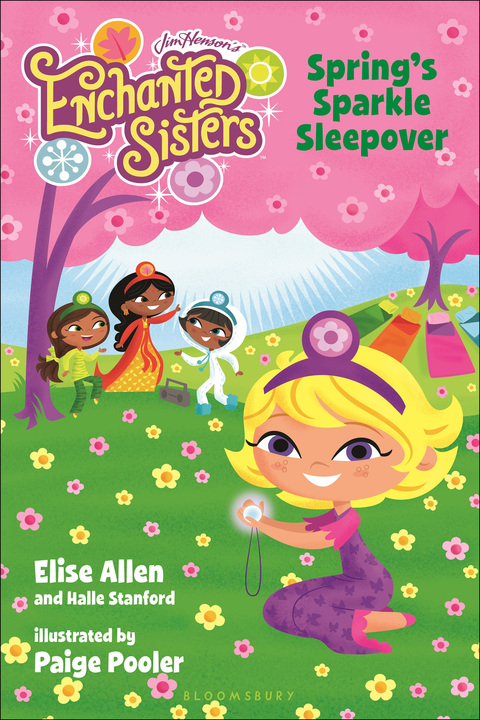 Cover image for book Jim Henson's Enchanted Sisters: Spring's Sparkle Sleepover