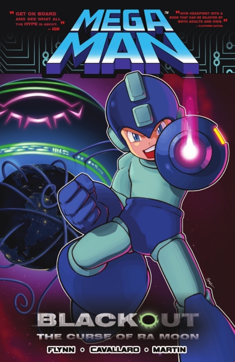 Cover image for book Mega Man 7: Blackout: The Curse of Ra Moon