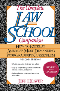 Cover image: The Complete Law School Companion 2nd edition 9780471554912