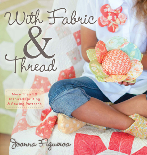 Cover image for book With Fabric and Thread