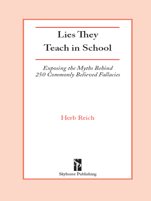 Cover image for book Lies They Teach in School
