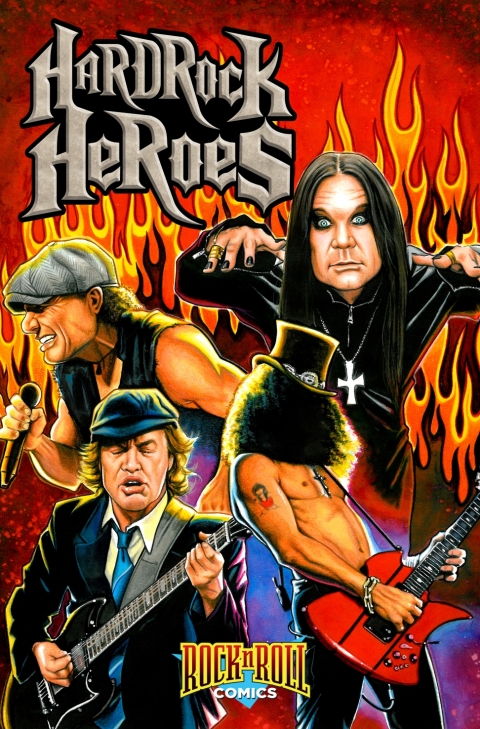 Cover image for book Rock and Roll Comics: Hard Rock Heroes