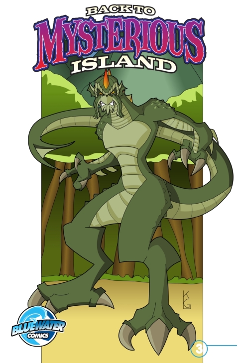 Cover image for book Jules Verne's: Back to Mysterious Island #3