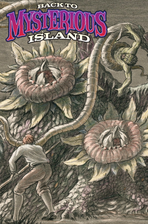Cover image for book Back to Mysterious Island